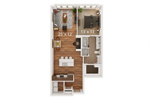 The Porter Brewers Hill E Floor Plan